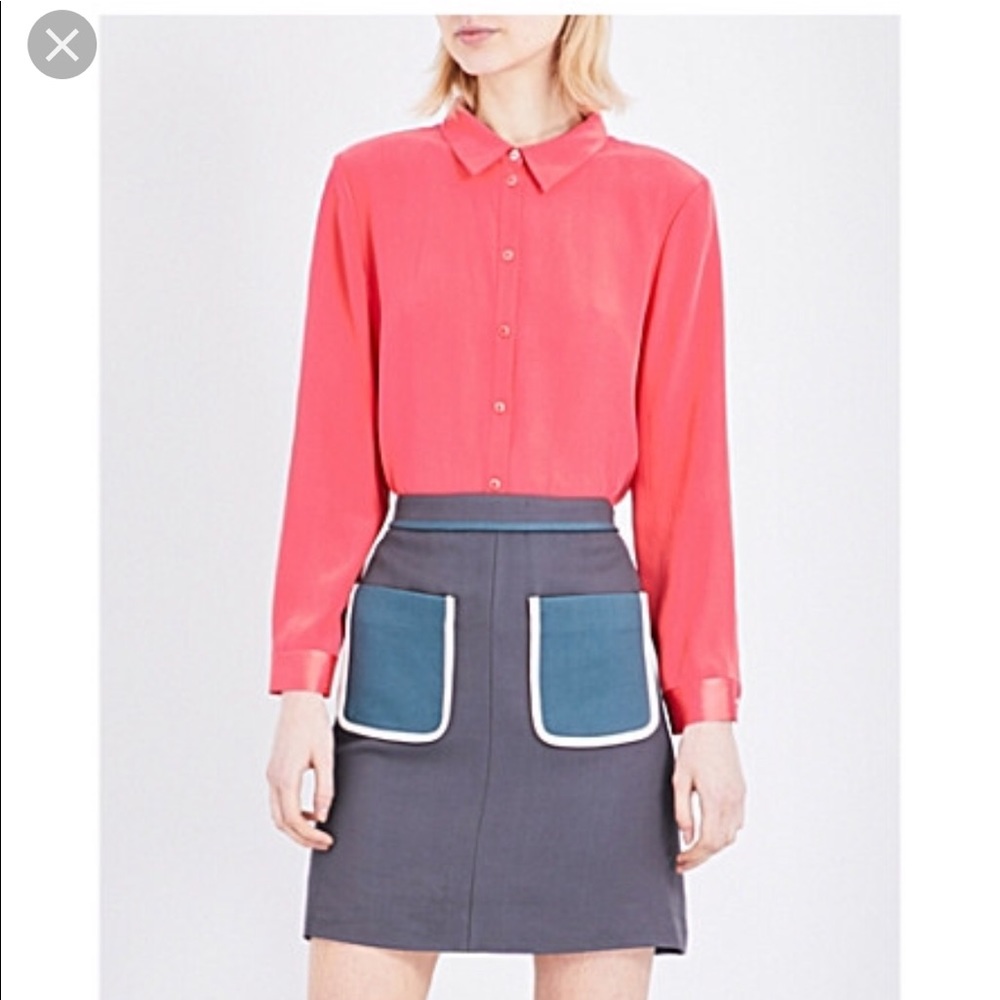 Ted Baker Button Down Silk Shirt